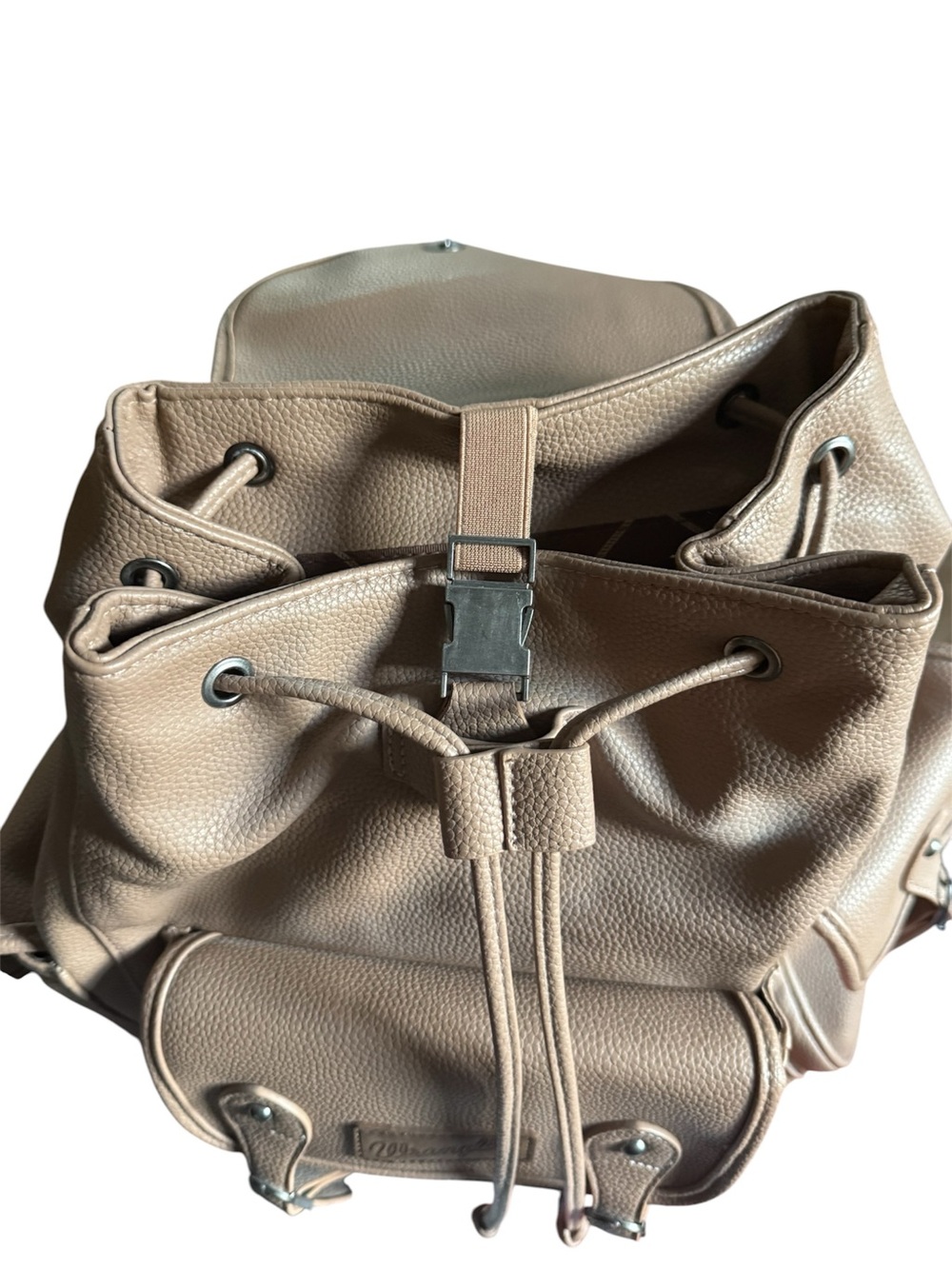 Wrangler Drawstring Backpack with Front Pockets - Picture 3 of 5